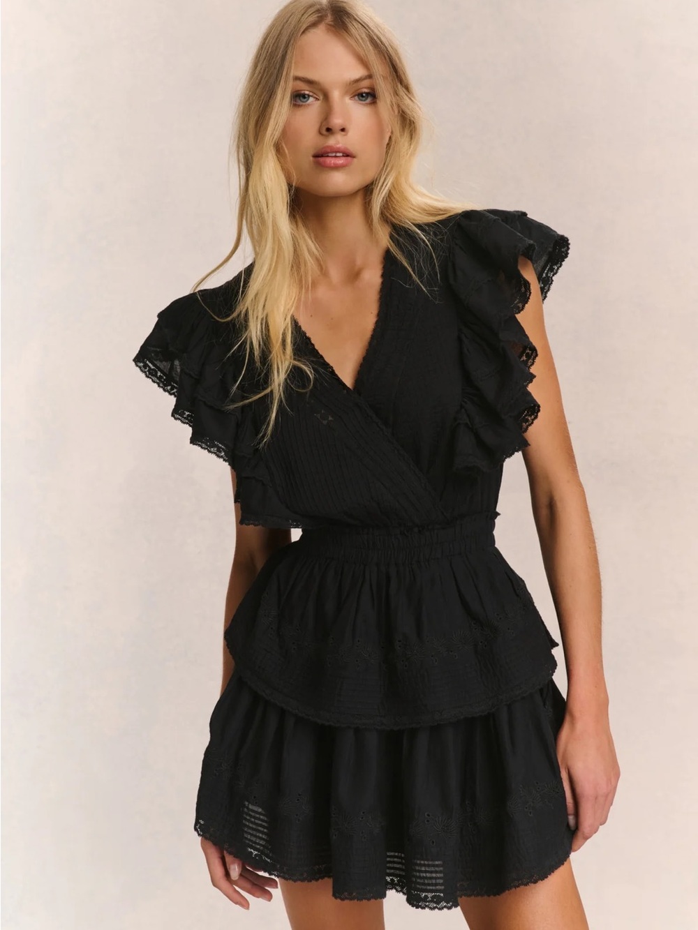 LoveShackFancy Gwen mini dress